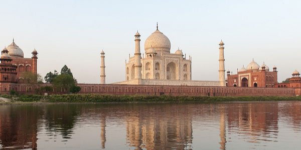 Taj Mahal view from the river